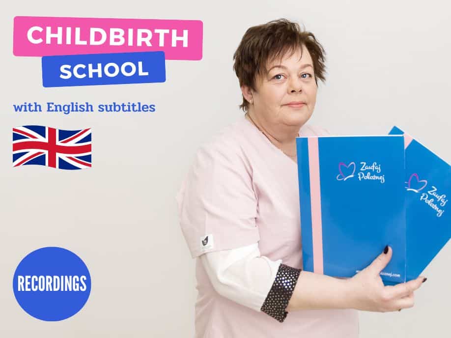 Childbirth school recordings with English subtitles