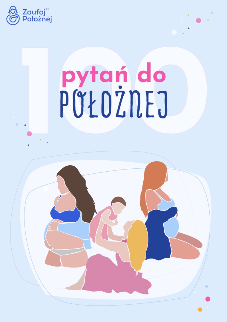 Okładka e-booka 100 pytań do położnej